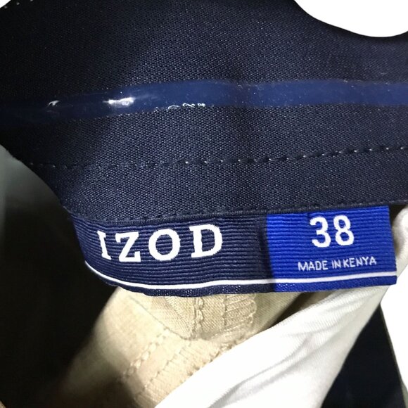 Izod tan heather Mens Shorts 38 - Picture 4 of 4